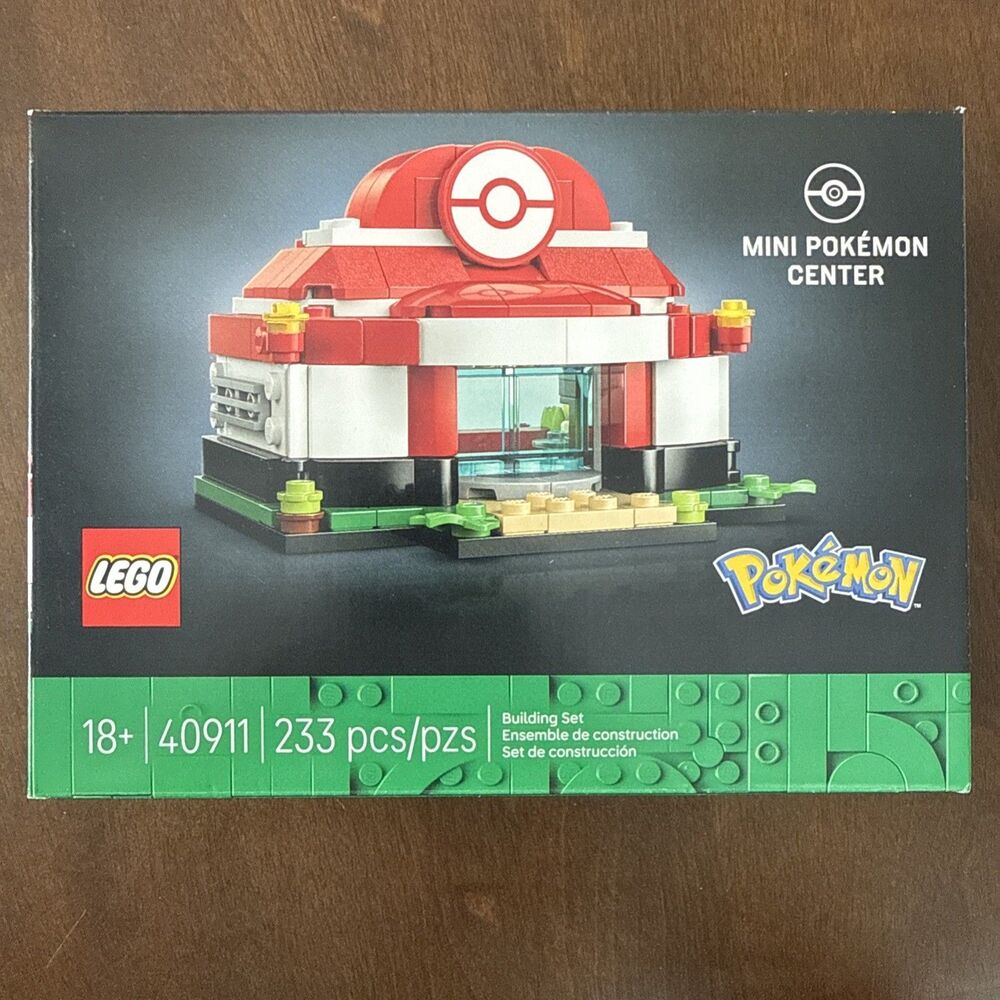 LEGO 40911 Mini Pokémon Center – Retired Set – New Sealed – Hard to Find